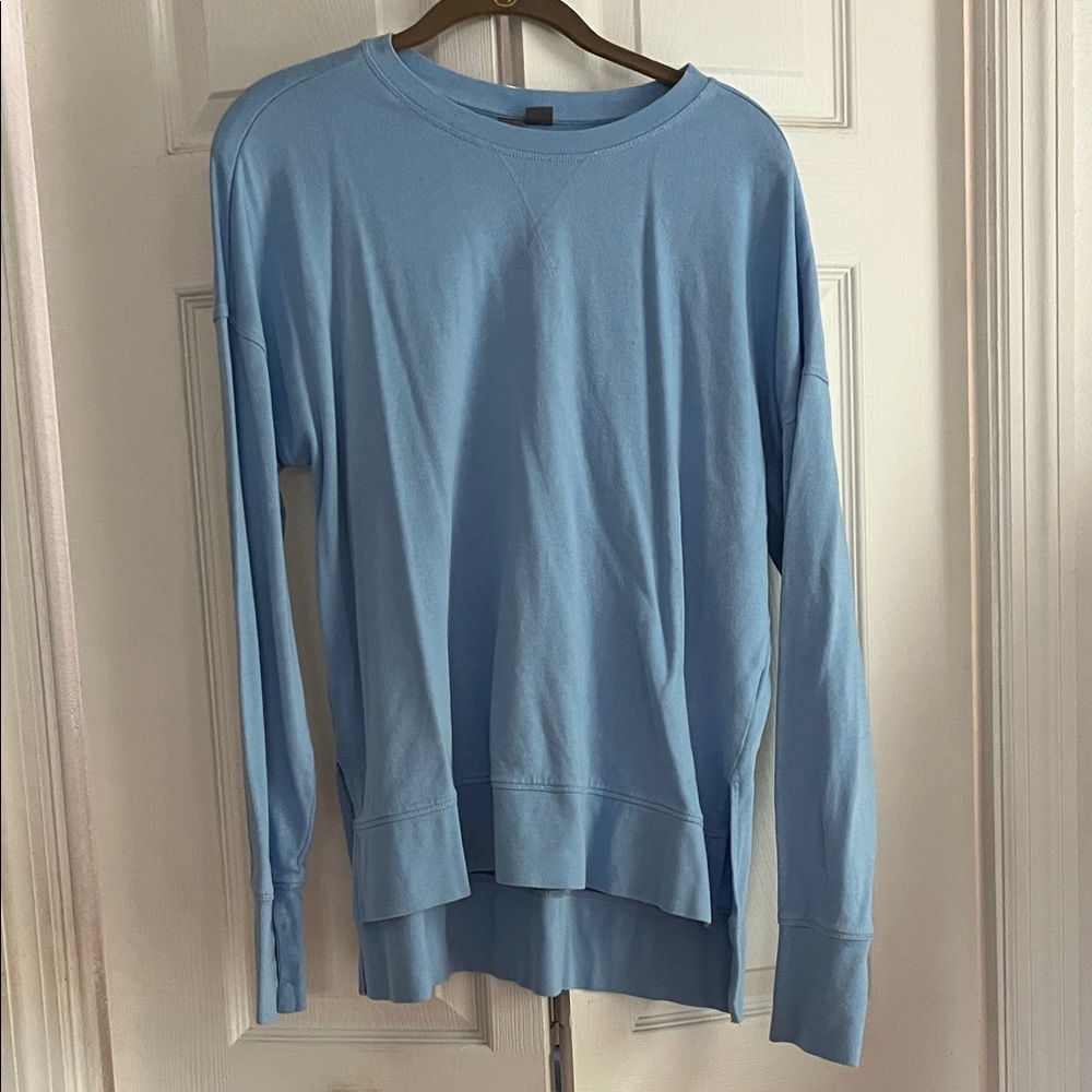 Sweaty Betty Light Blue Long Sleeve Top
